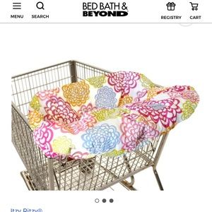 Itsy Ritzy shopping cart cover